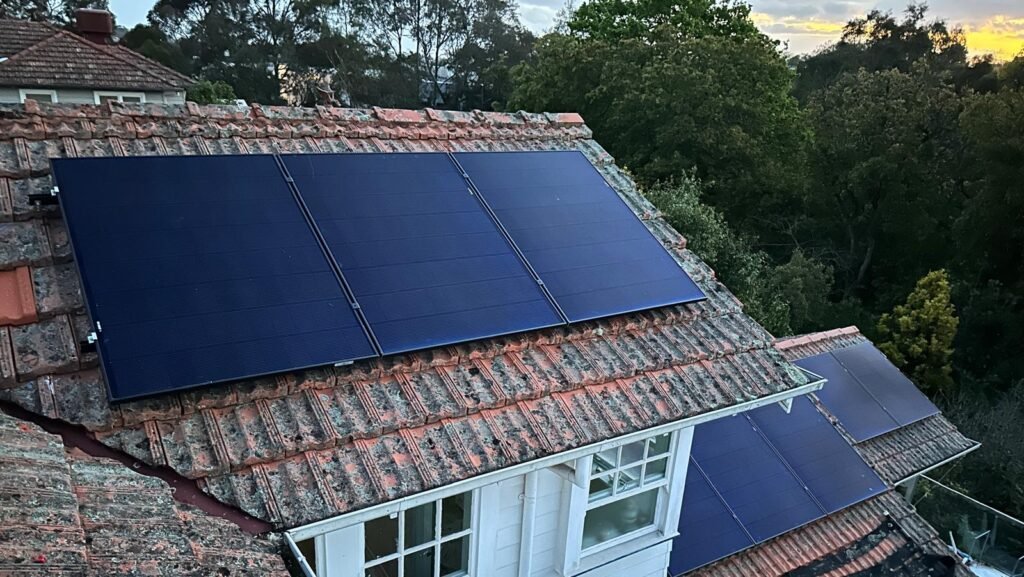 Solar on a tiled roof