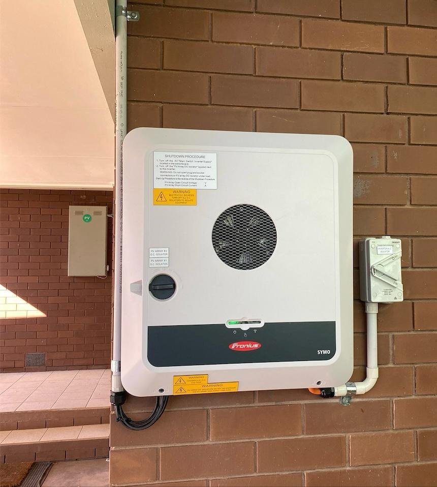 Fronius inverter installation